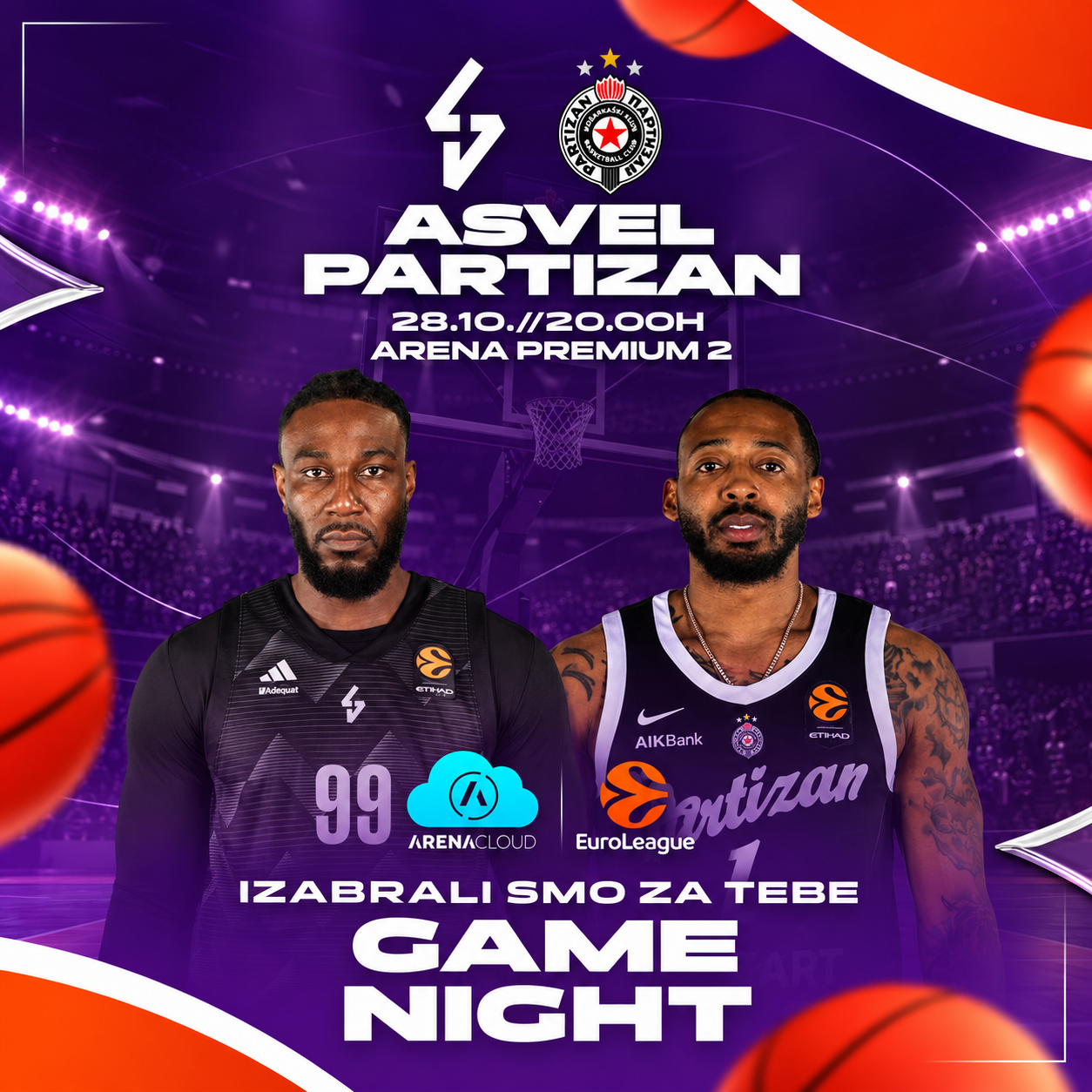 Asvel - Partizan